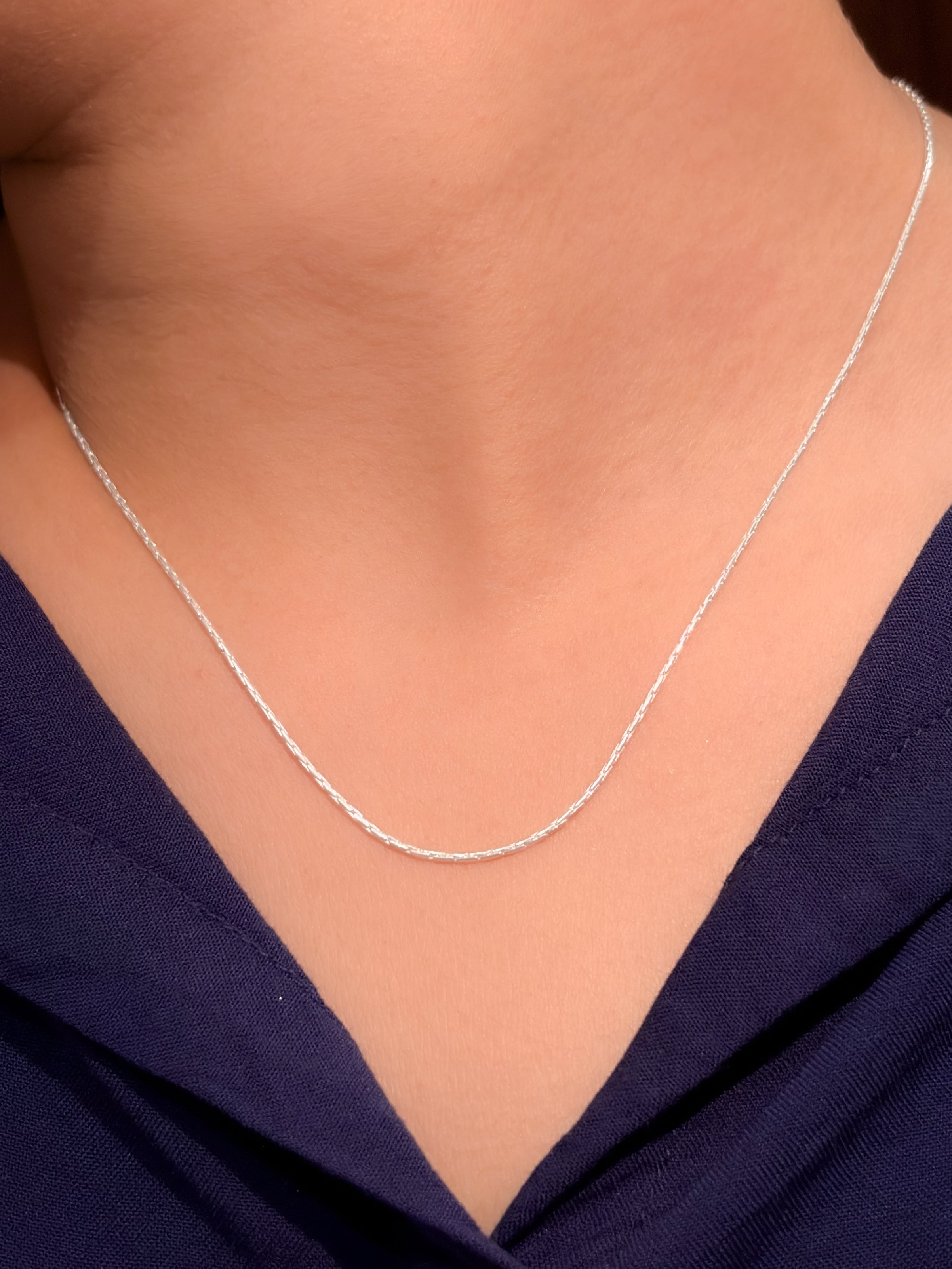 Silver Minimalist Chain