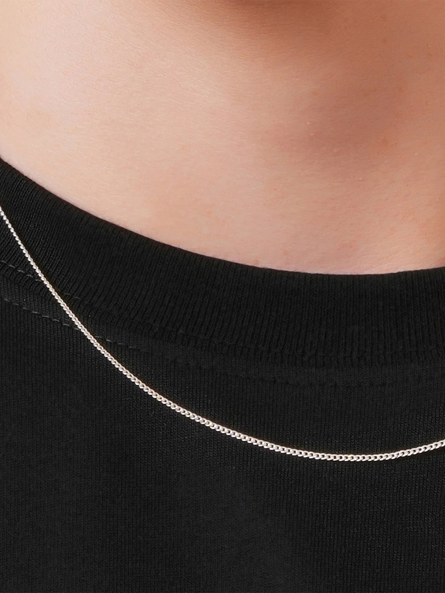 Classic Silver Curb Chain