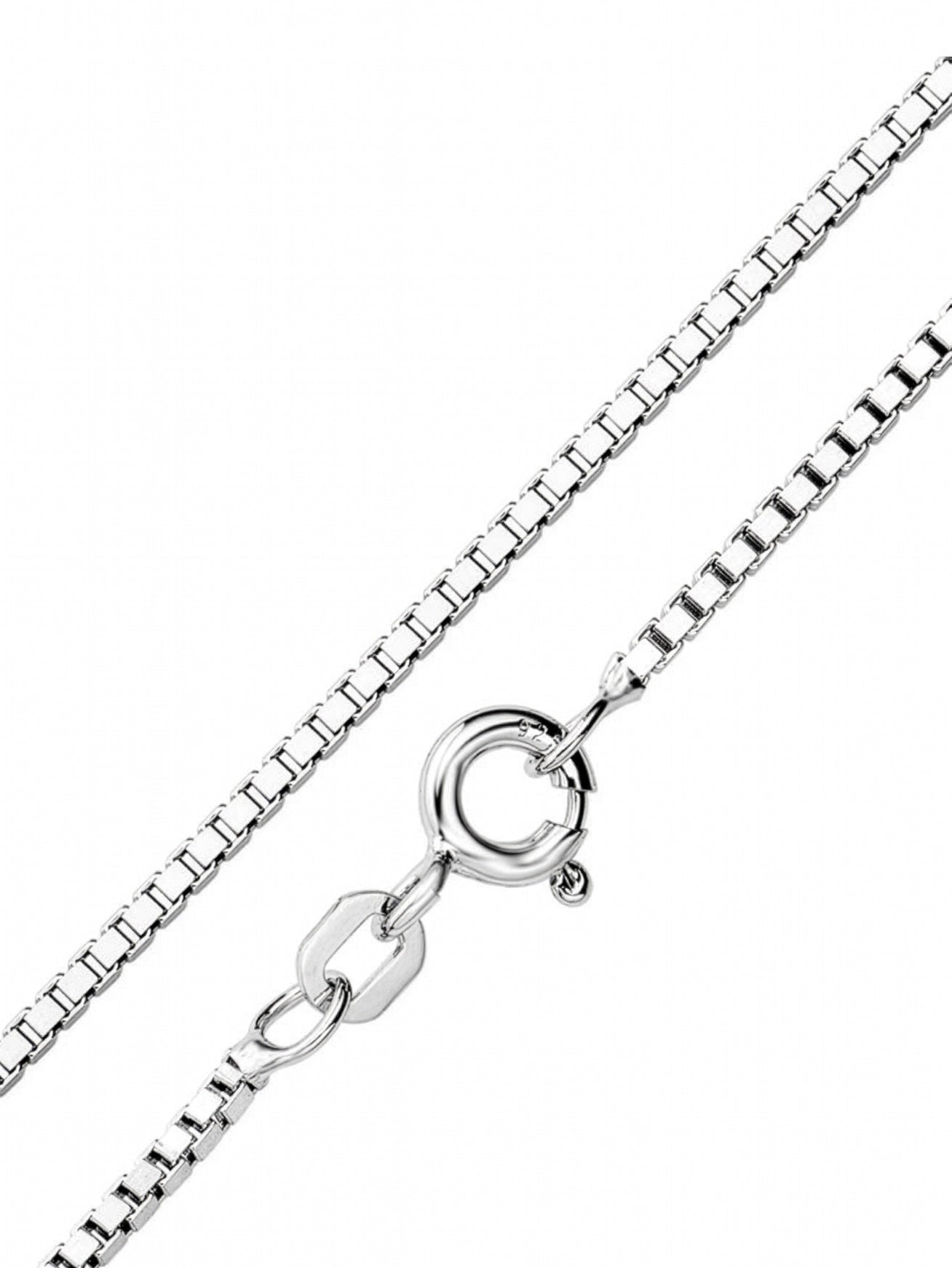 Silver Men's Box Chain