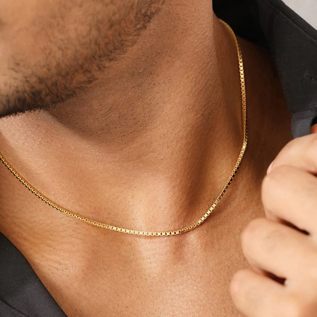 9K Gold Box Chain