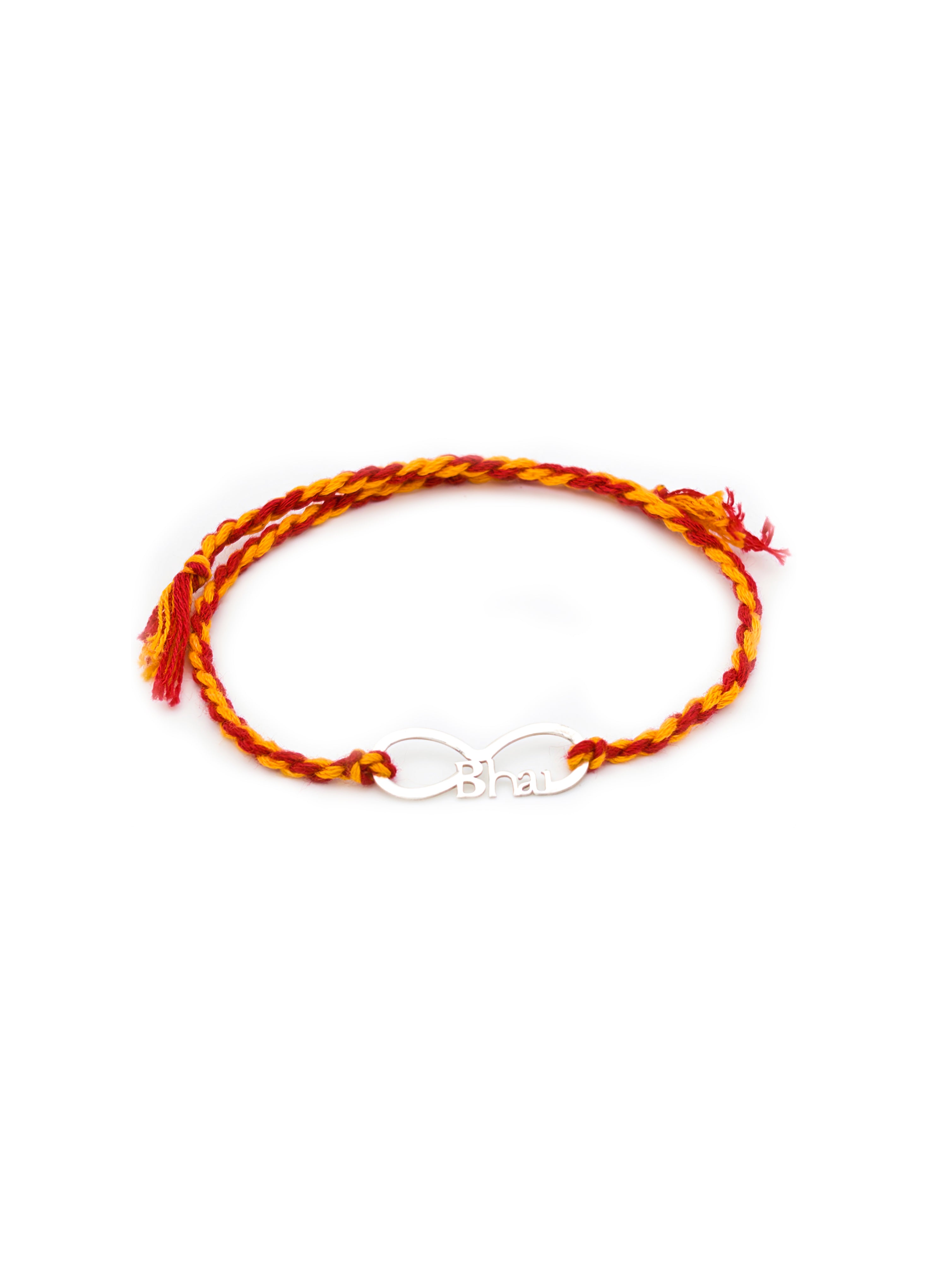 925 Silver Infinity Bhai Rakhi