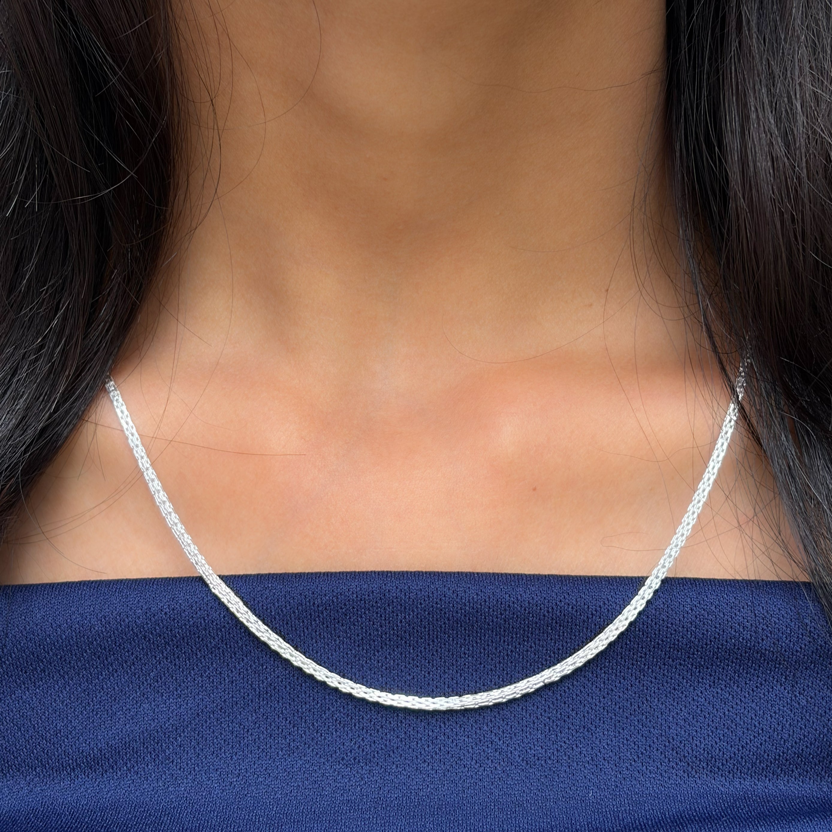 Silver Singapore Chain