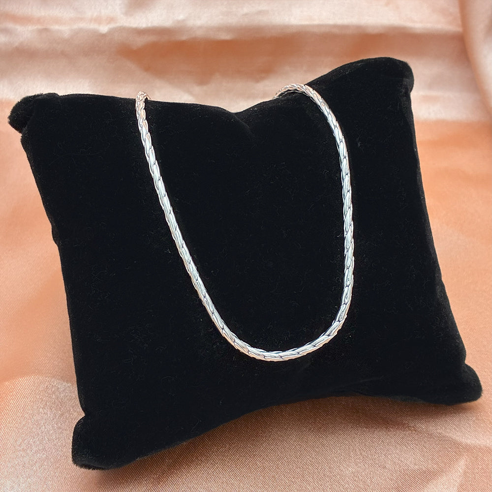 Silver Wheat Chain