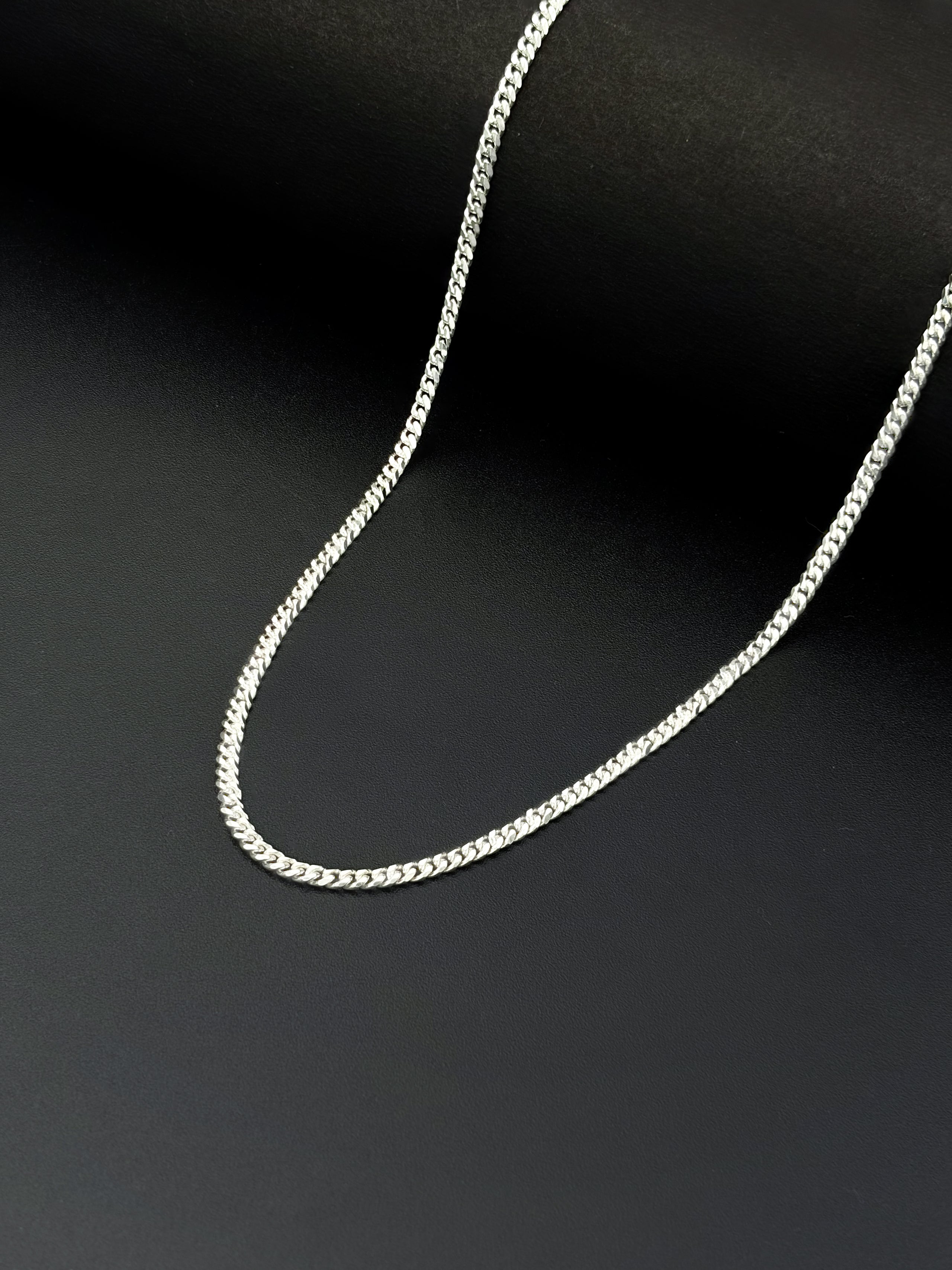 Silver Curb Chain