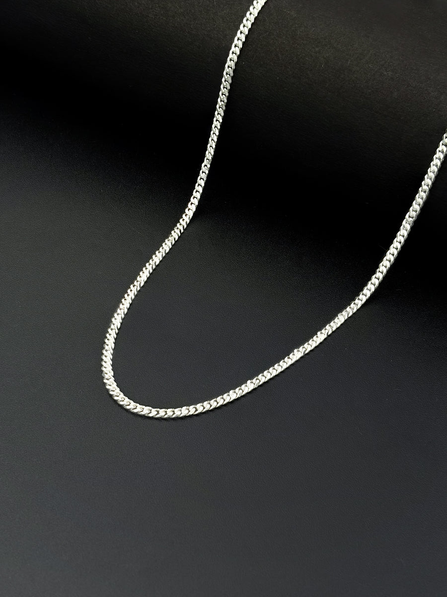Silver Curb Chain