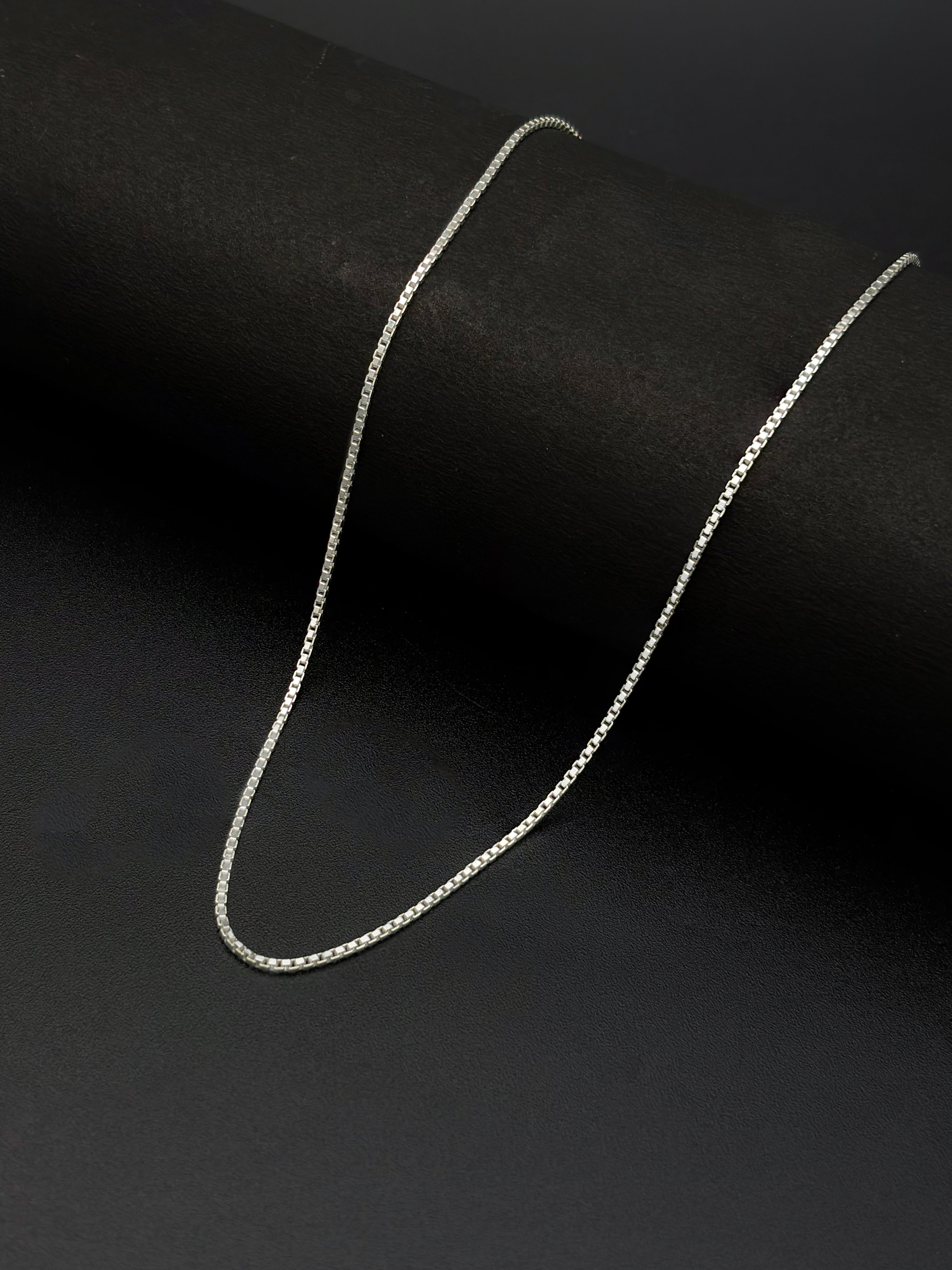 Silver Men's Box Chain