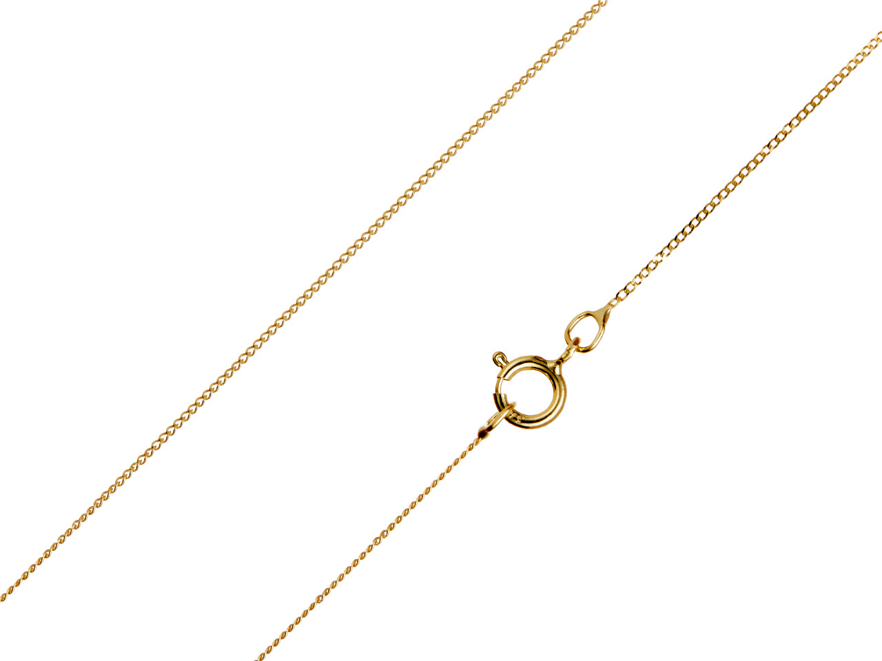 9K Gold Curb Chain