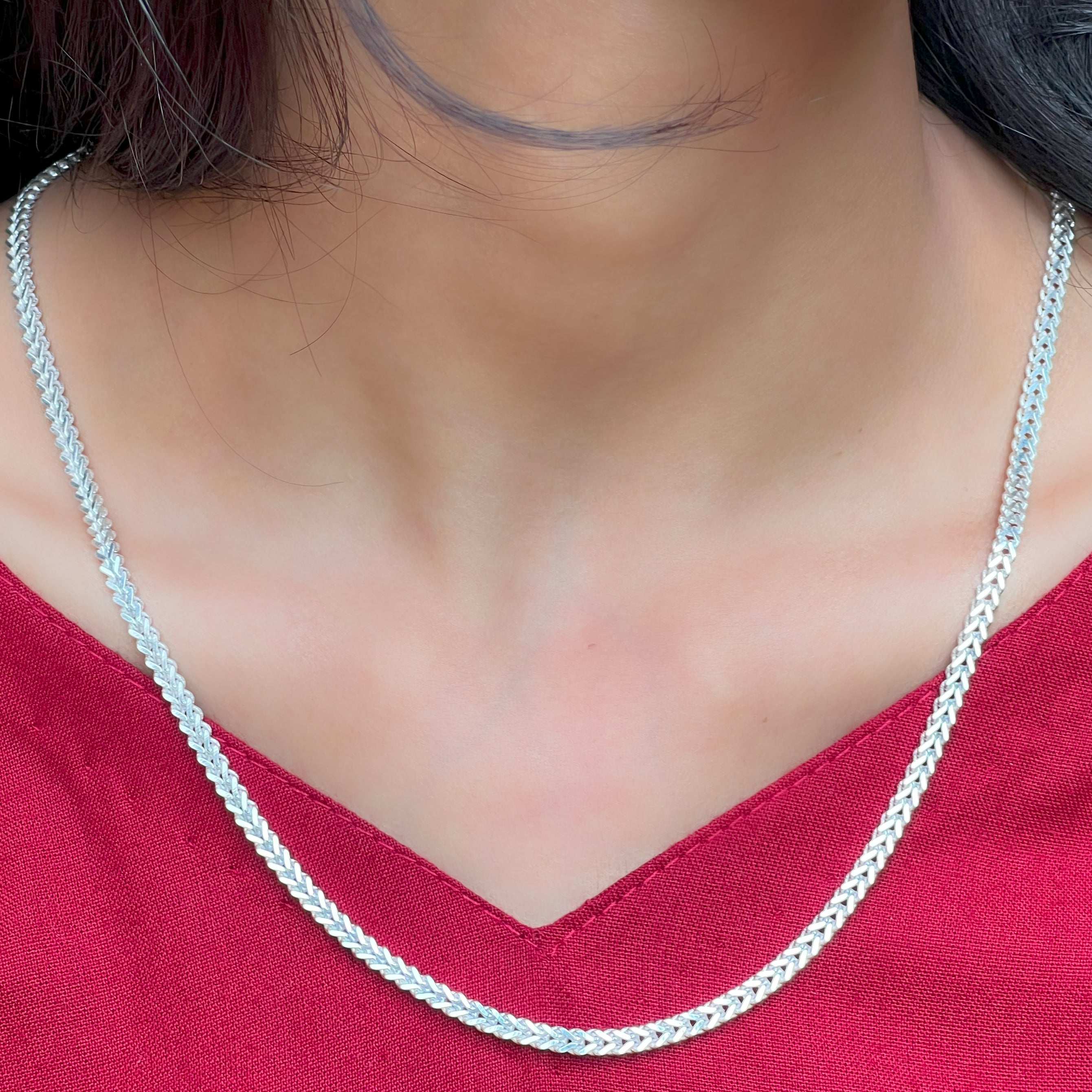 Silver Byzantine Chain