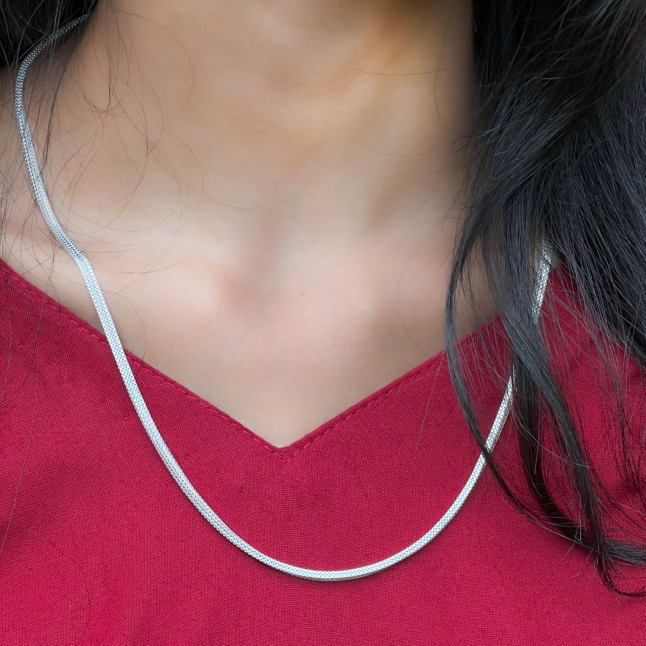 Silver Statement Chain