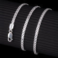 925 sterling silver Lotus chain for men