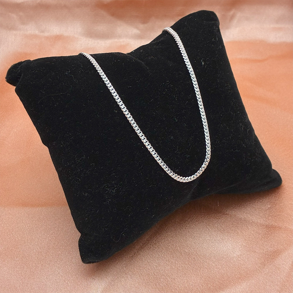 Classic Silver Curb Chain